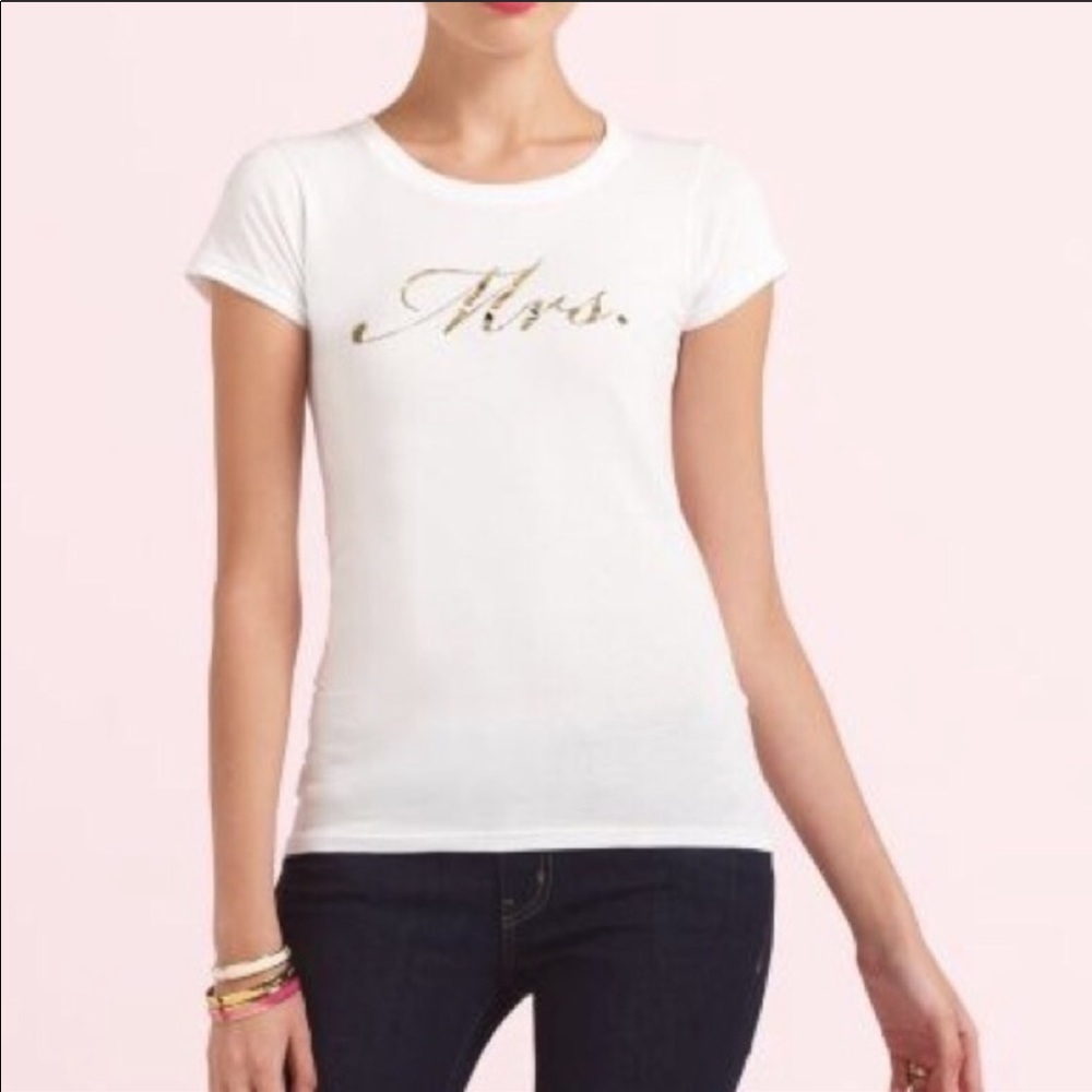 Kate spade Mrs shirt small